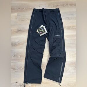Rab Kangri Gore-Tex Pants, Mens Small - Black GTX Waterproof $350 NWT
